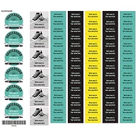 School Name Labels - Skateboard