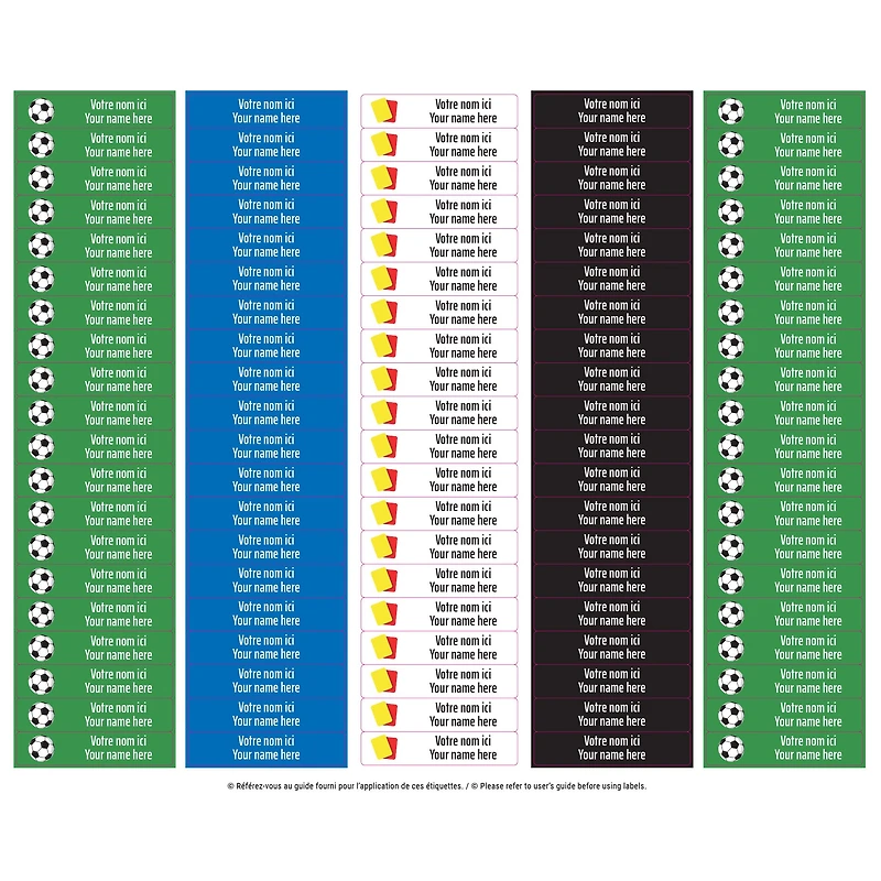 Essential Name Labels – Soccer