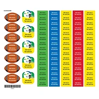 School Name Labels - Sports