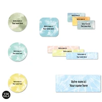 School Name Labels - Tie-Dye 2