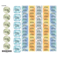 School Name Labels - Tie-Dye 2