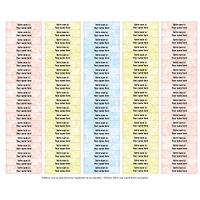 School Name Labels - Tie-Dye 2