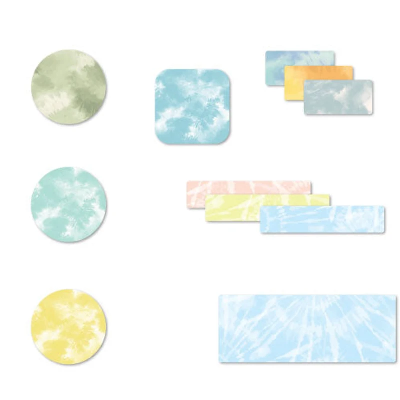 School Name Labels - Tie-Dye 2