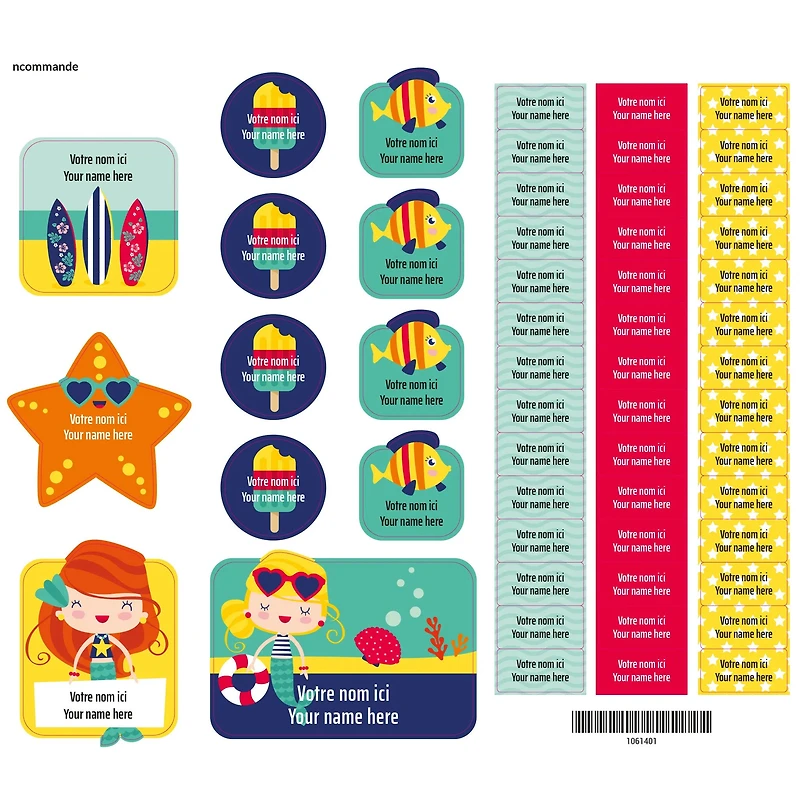 Étiquettes Essentiel - Sirènes