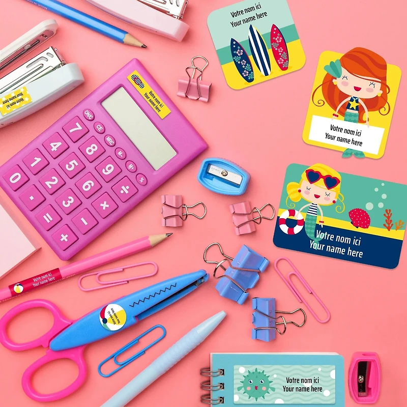 Essential Name Labels – Mermaids