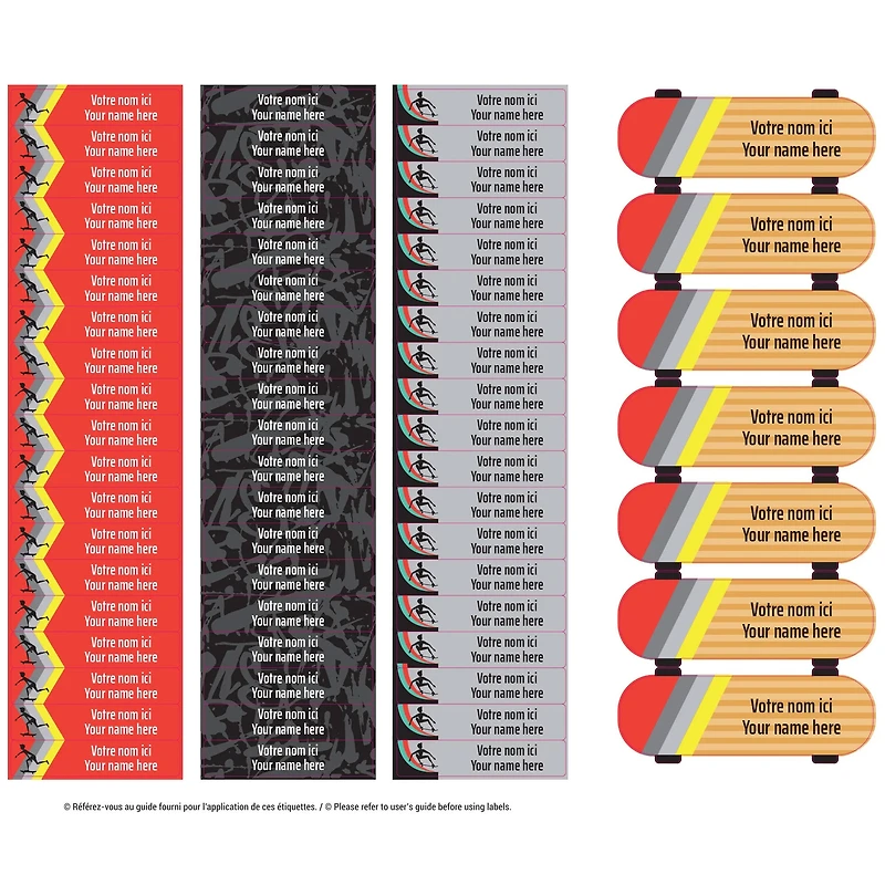 Essential Name Labels - Skate