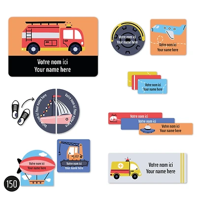 Essential Name Labels - Transport