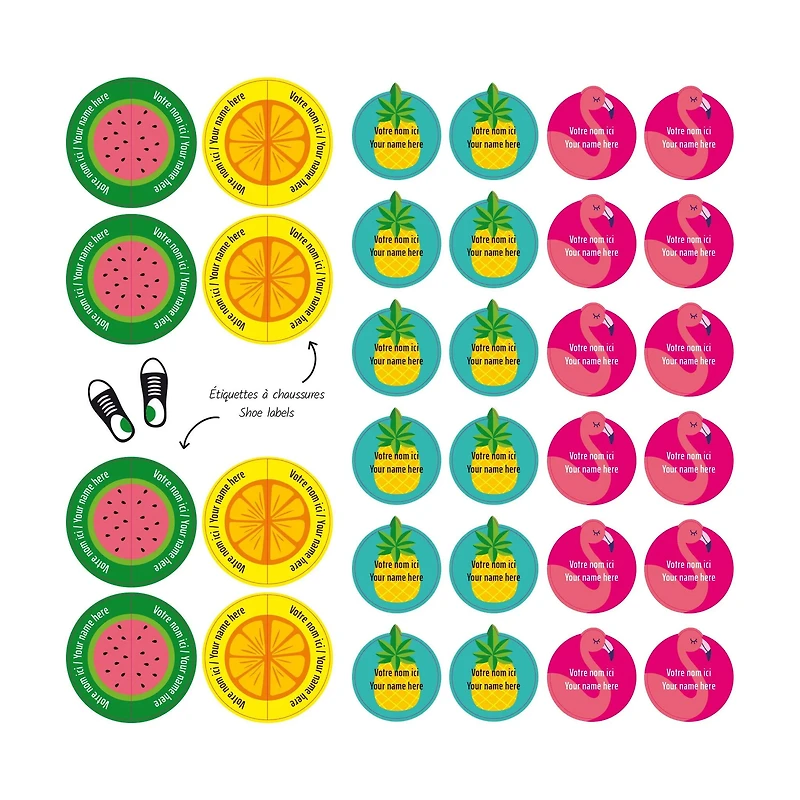 Étiquettes Essentiel - Tropical