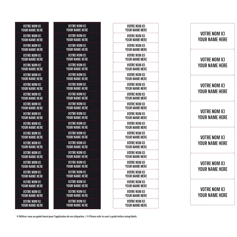Essential Name Labels