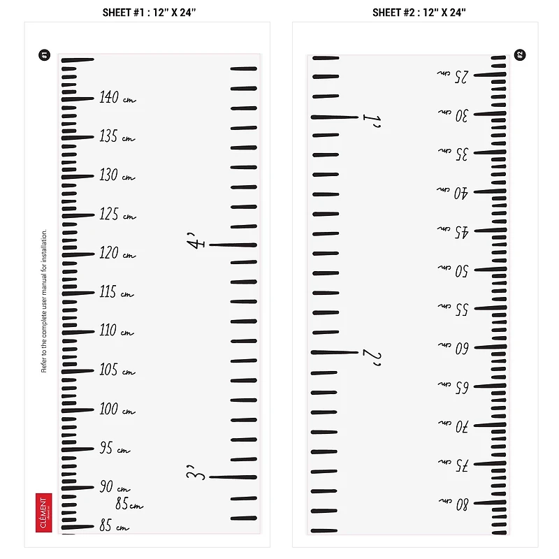 Modern Growth Chart EN - White
