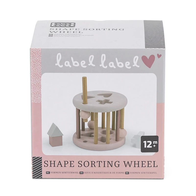 Shape Sorting Wheel -Pink