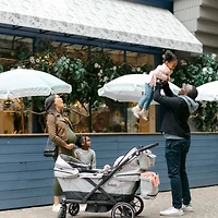 Caravan Coupe V2 Stroller Wagon - Grey / Black