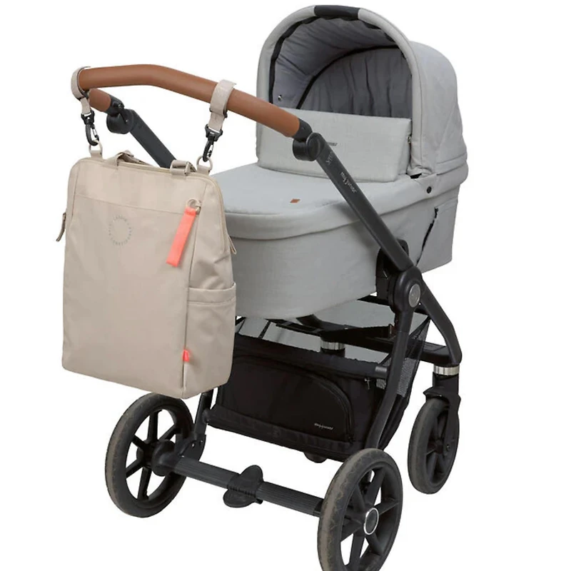 Sac à Couches à Dos - Beige