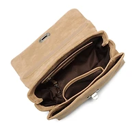 Sac À Main Freya Suede Beige