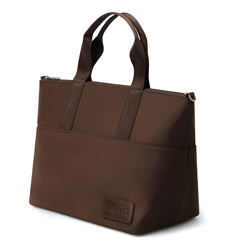 The Hollie 2-in-1 Recycled Nylon Lunch Box - Chocolate