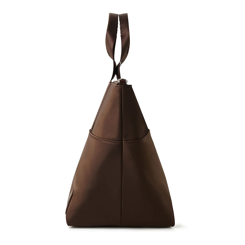 The Hollie 2-in-1 Recycled Nylon Lunch Box - Chocolate