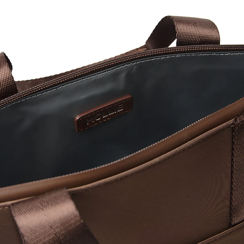 The Hollie 2-in-1 Recycled Nylon Lunch Box - Chocolate