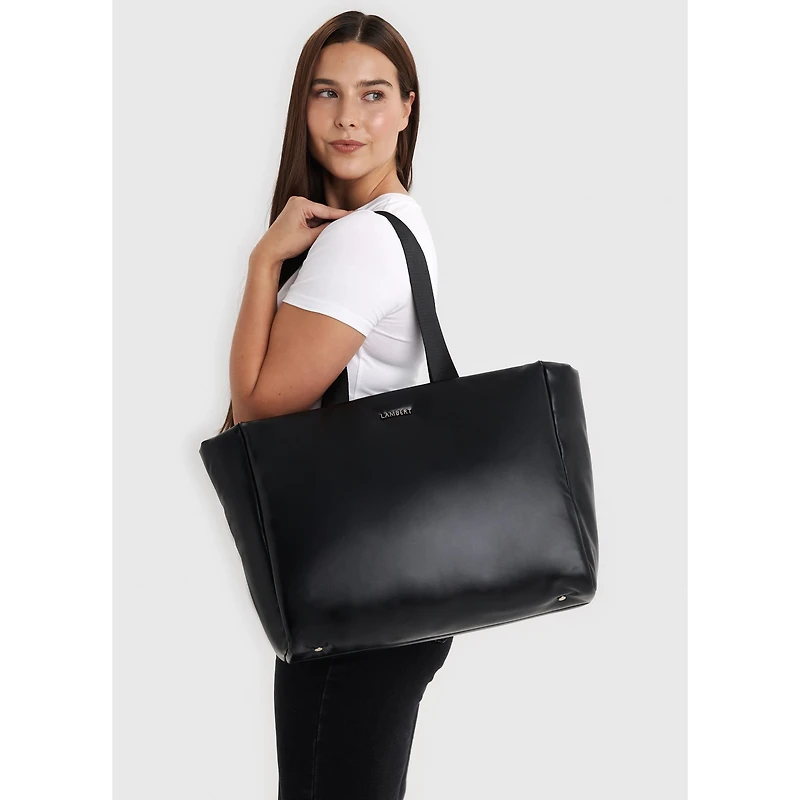 Kaia Tote Bag - Smooth Black