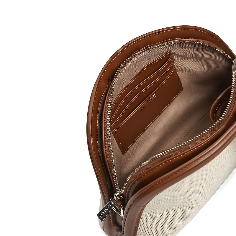 Sac à main 2-en-1 Louise - Noisette