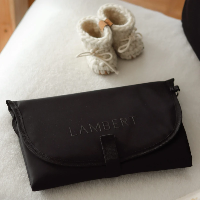 Sac à Couches + tapis Milani - Noir