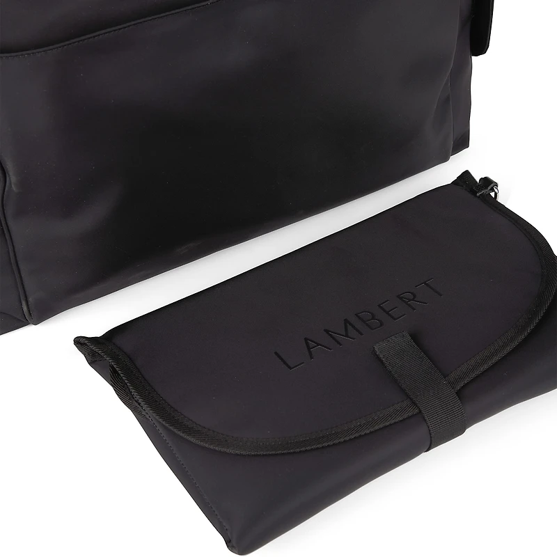 Sac à Couches + tapis Milani - Noir