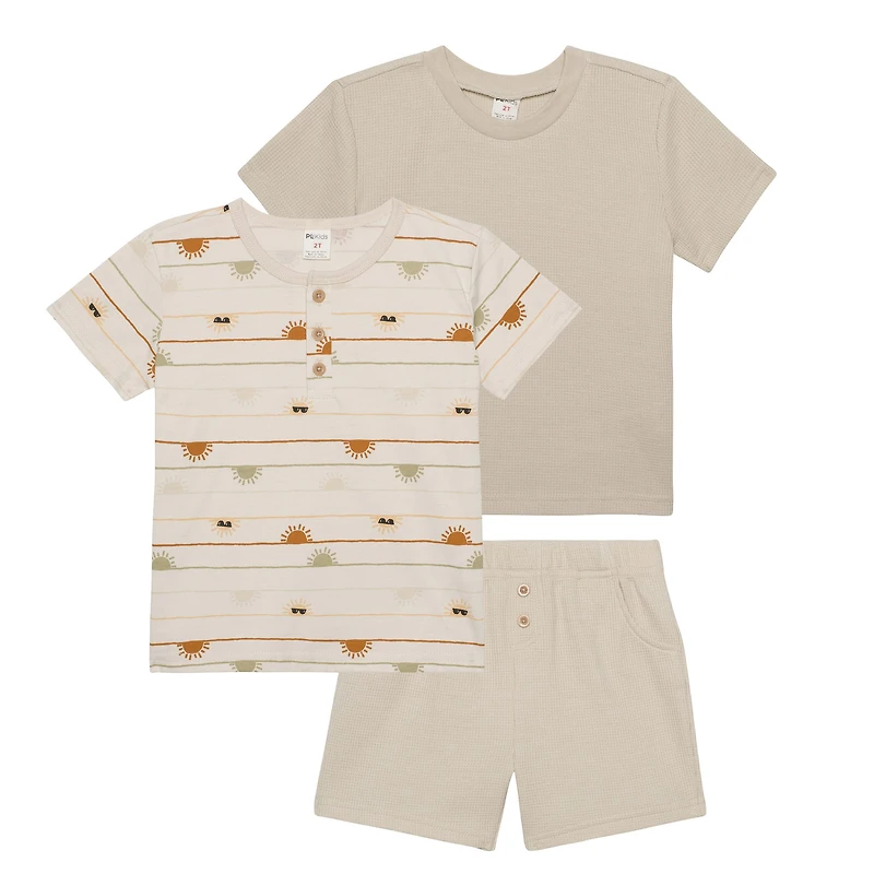 Sun 3 Pieces Short Set 2-4y