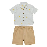 Ensemble Chemise Rayée 2-4ans