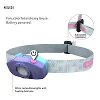 Lampe Frontale Kidled2 - Arc-en-ciel Violet