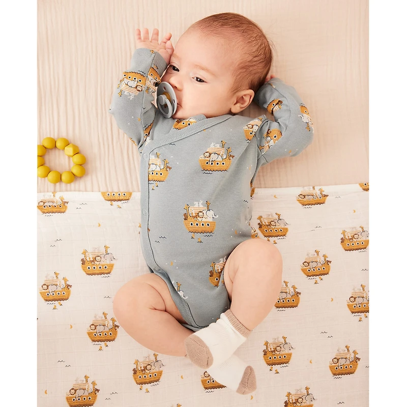 Ensemble de 2 Mousselines Lions