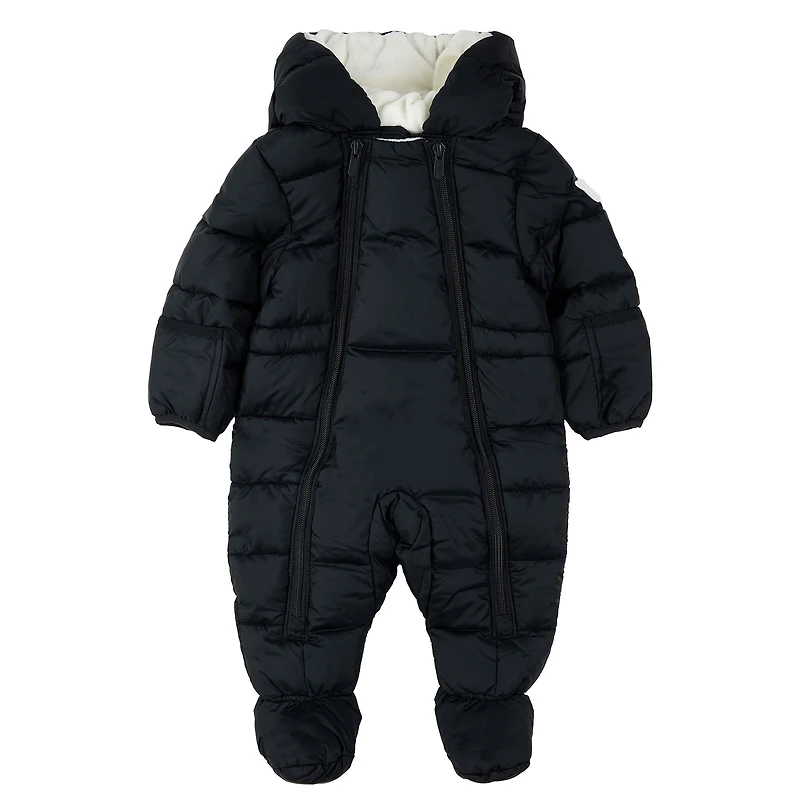 Habit de Neige Une Pièce Noir 3-24mois