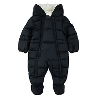 Habit de Neige Une Pièce Noir 3-24mois