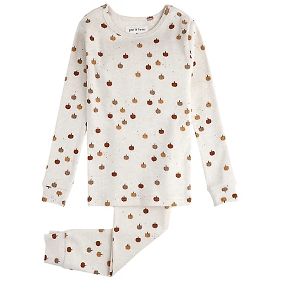 Pyjama Côtelé Citrouille 8-14ans