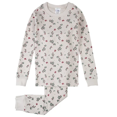 Thermal Mistletoe Pajamas 2-7