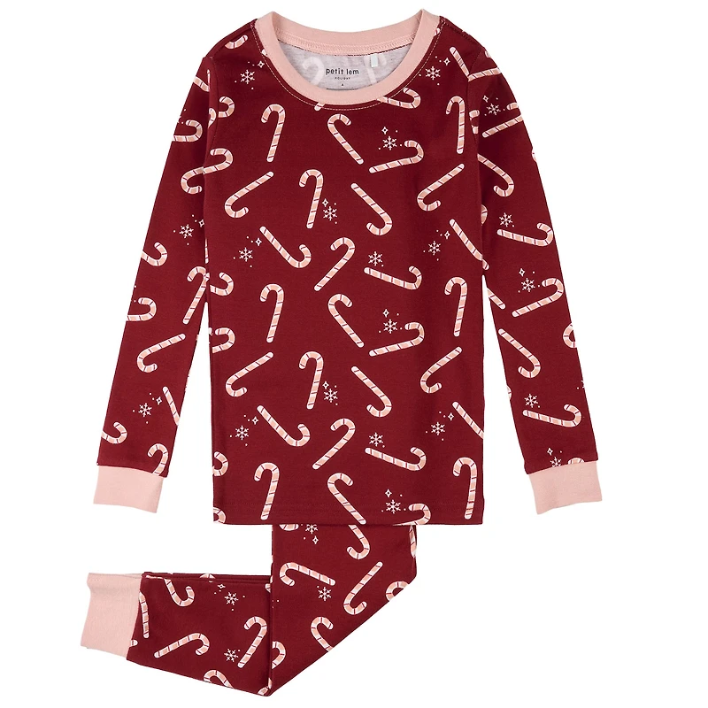Candy Canes Pajamas 2-7