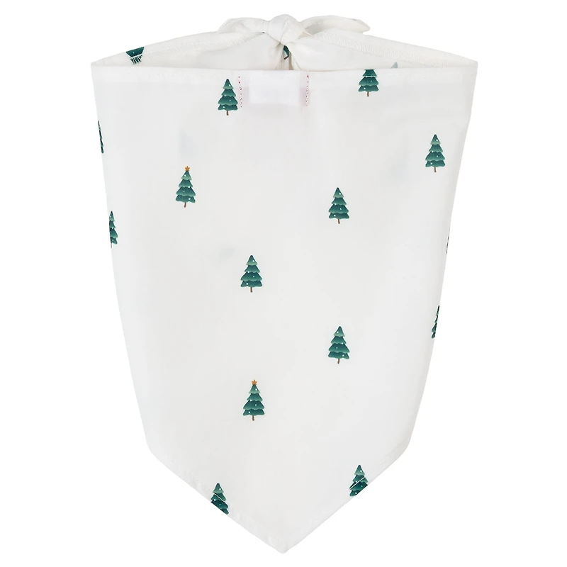 Pine Tree Flannel Dog Bandana