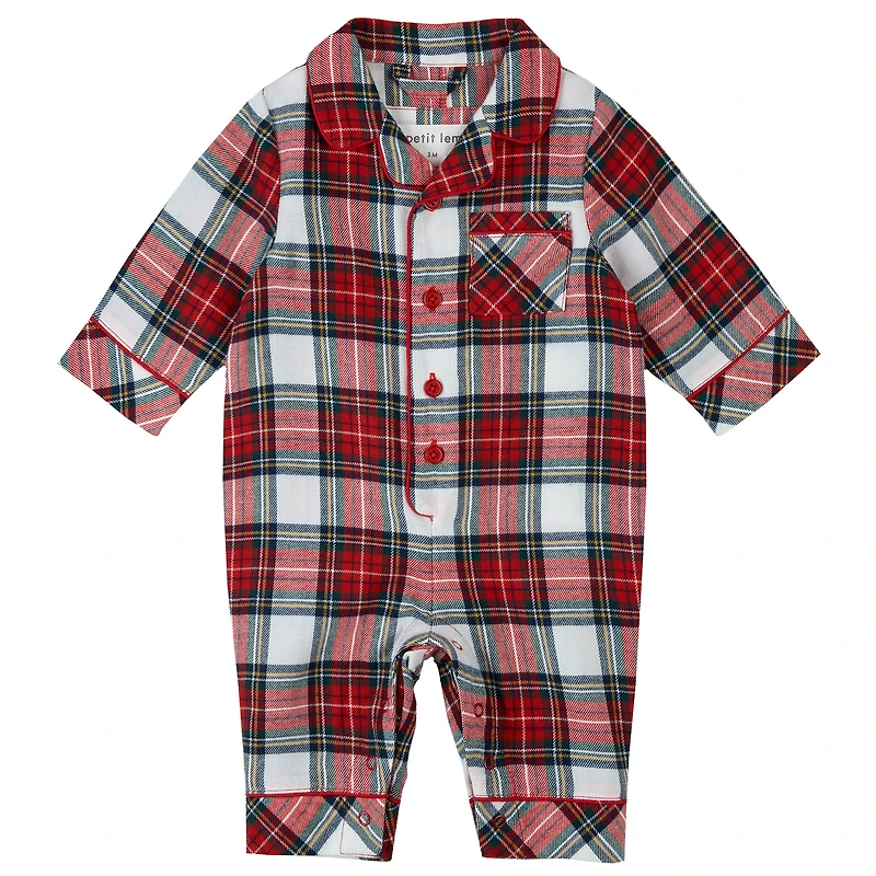 Plaid Flannel Pajamas 3-24m