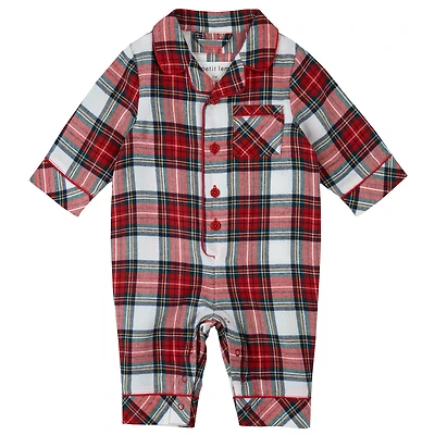 Plaid Flannel Pajamas 3-24m