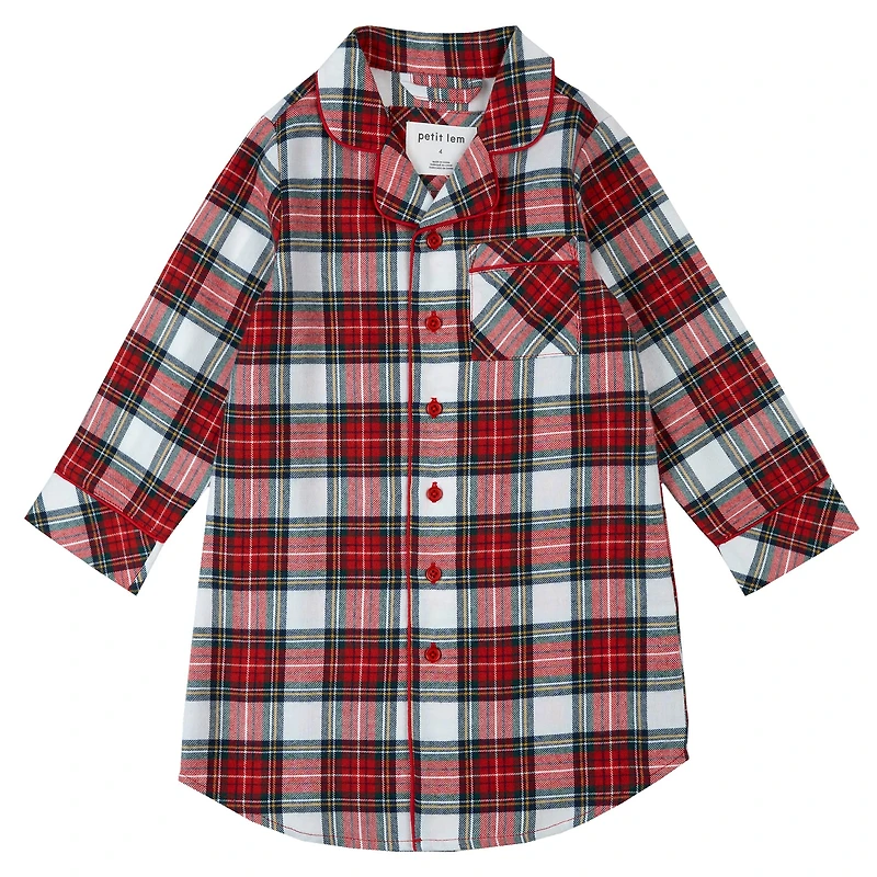 Plaid Flannel Nightgown 2-6x