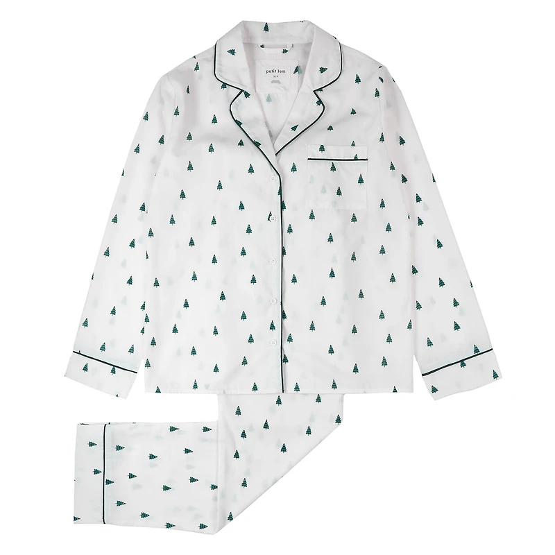 Pine Tree Flannel Pajamas
