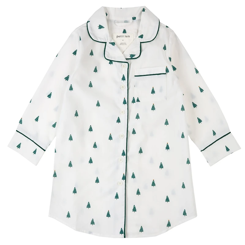 Pine Tree Nightgown 3-6x