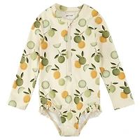 Lemons Ls Swimsuit 0-24m