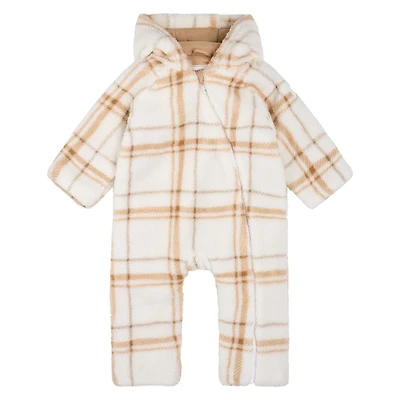 Plaid Coverall 3-24m