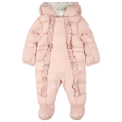 Habit de Neige Rose 3-9mois
