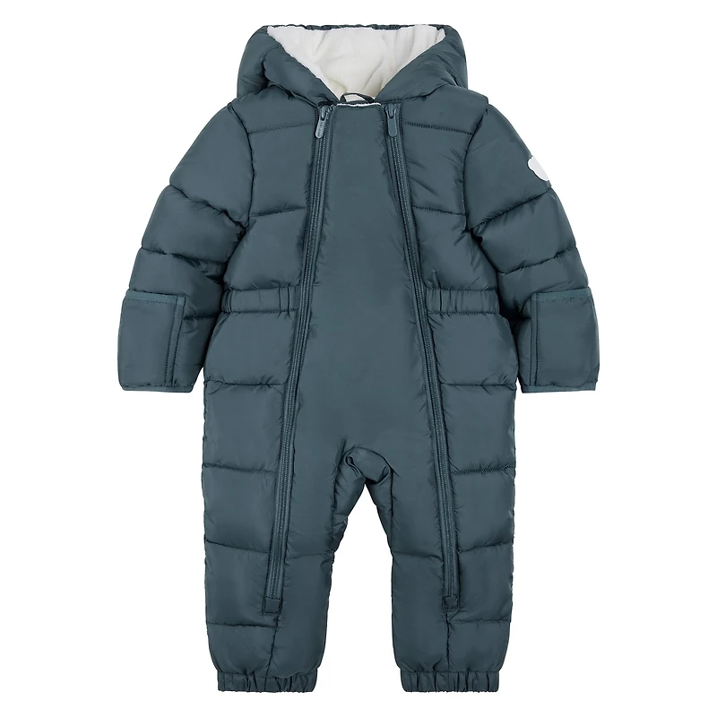 Blue 1pc Snowsuit 12-24m