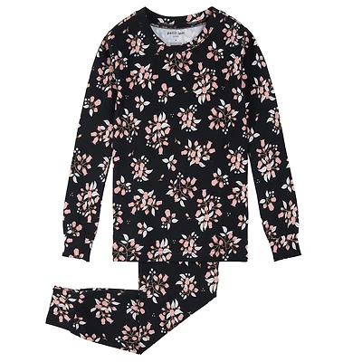 Flowers Modal Pajamas 2-6x