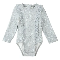 Maillot UV Manches Longues  Fleurs 0-24mois