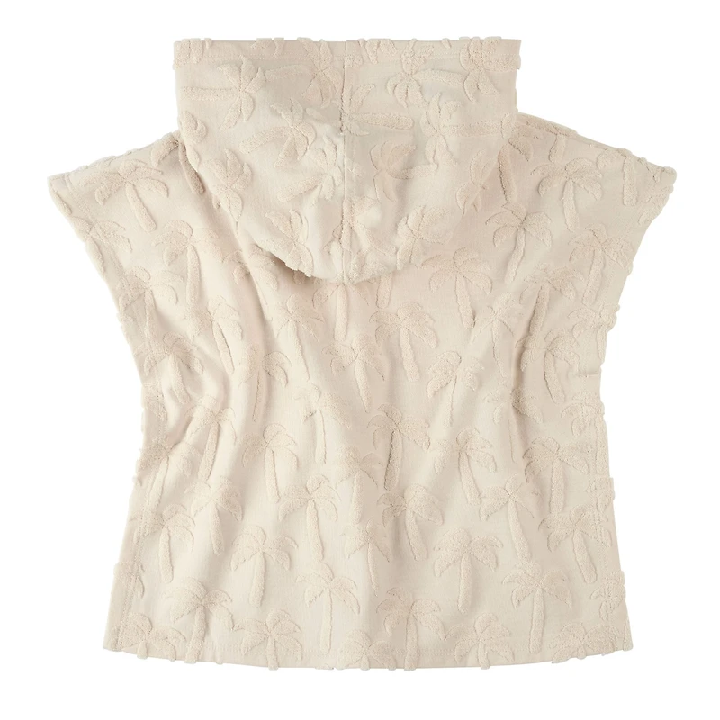 Palm Tree Beach Poncho 3-6y