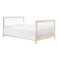 Sprout 4-in-1 Convertible Crib withToddler Bed Conversion Kit - White / Natural