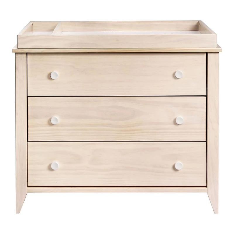 Sprout 3-Drawer Changer Dresser - Washed Natural / White