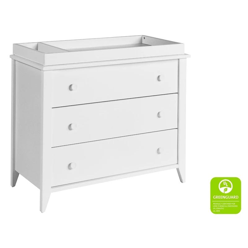 Sprout 3-Drawer Changer Dresser - White